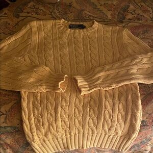Ralph Lauren Polo Yellow Knit Sweater